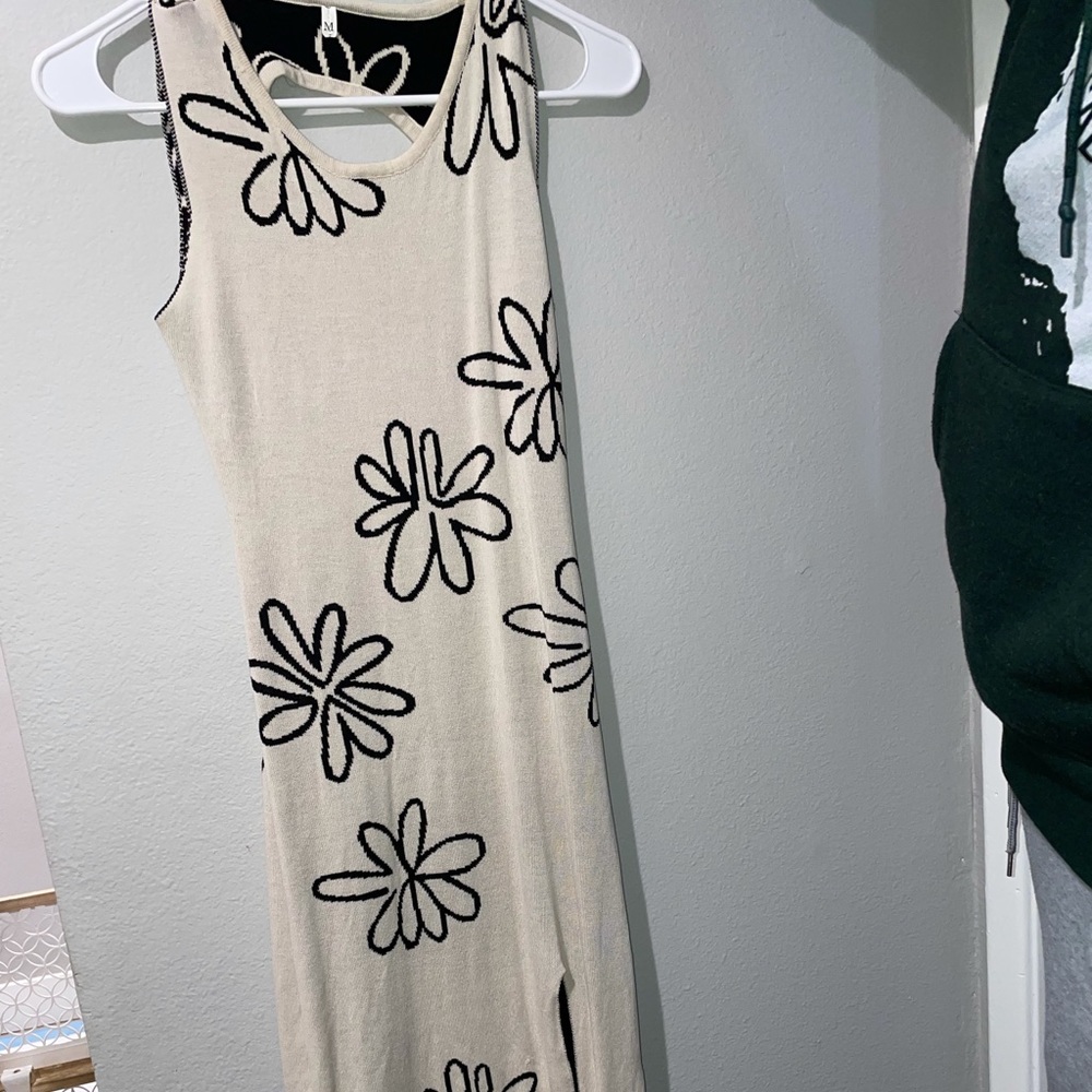 Mid length knit dress